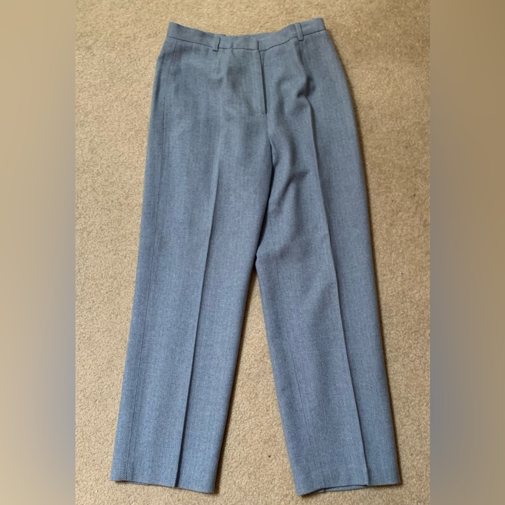Light blue herring bone trousers
